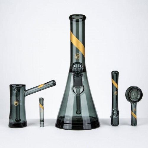 Marley Natural Smoked Glass Beaker Bong