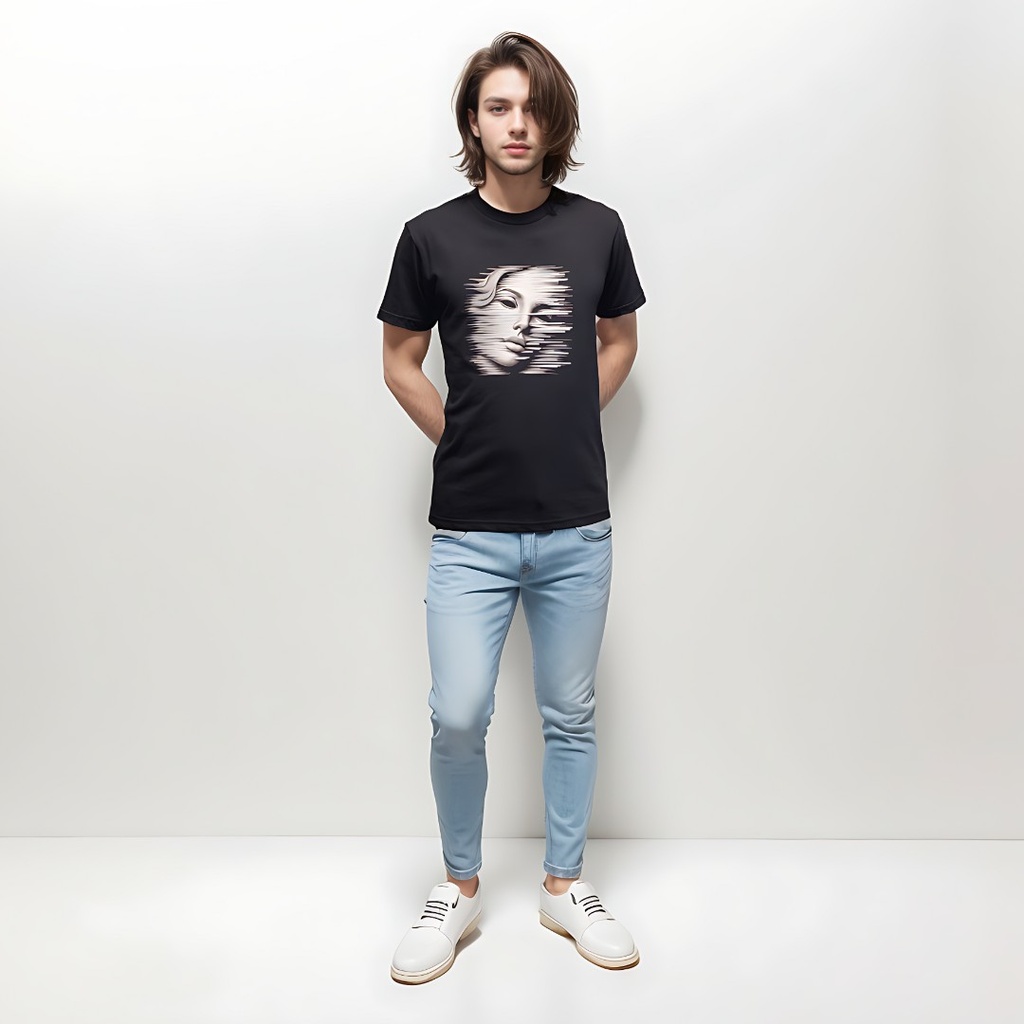 Fading Silence - Organic Cotton T-shirt From Sanctum Fashion-full