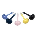 Full Color Frit Glass Handpipe by Glass with Jeremy