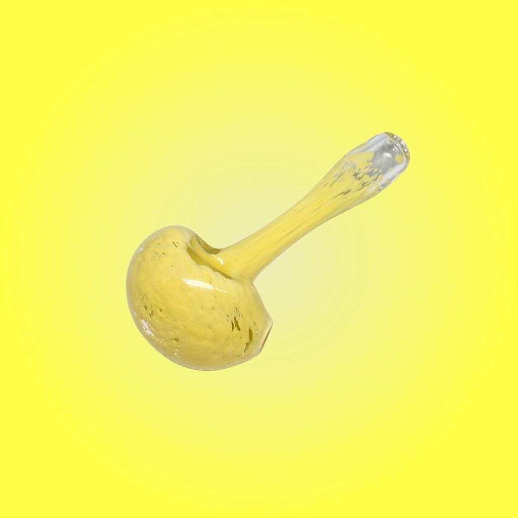 Full Color Frit Glass Handpipe by Glass with Jeremy