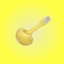 Full Color Frit Glass Handpipe by Glass with Jeremy