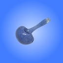 Full Color Frit Glass Handpipe by Glass with Jeremy