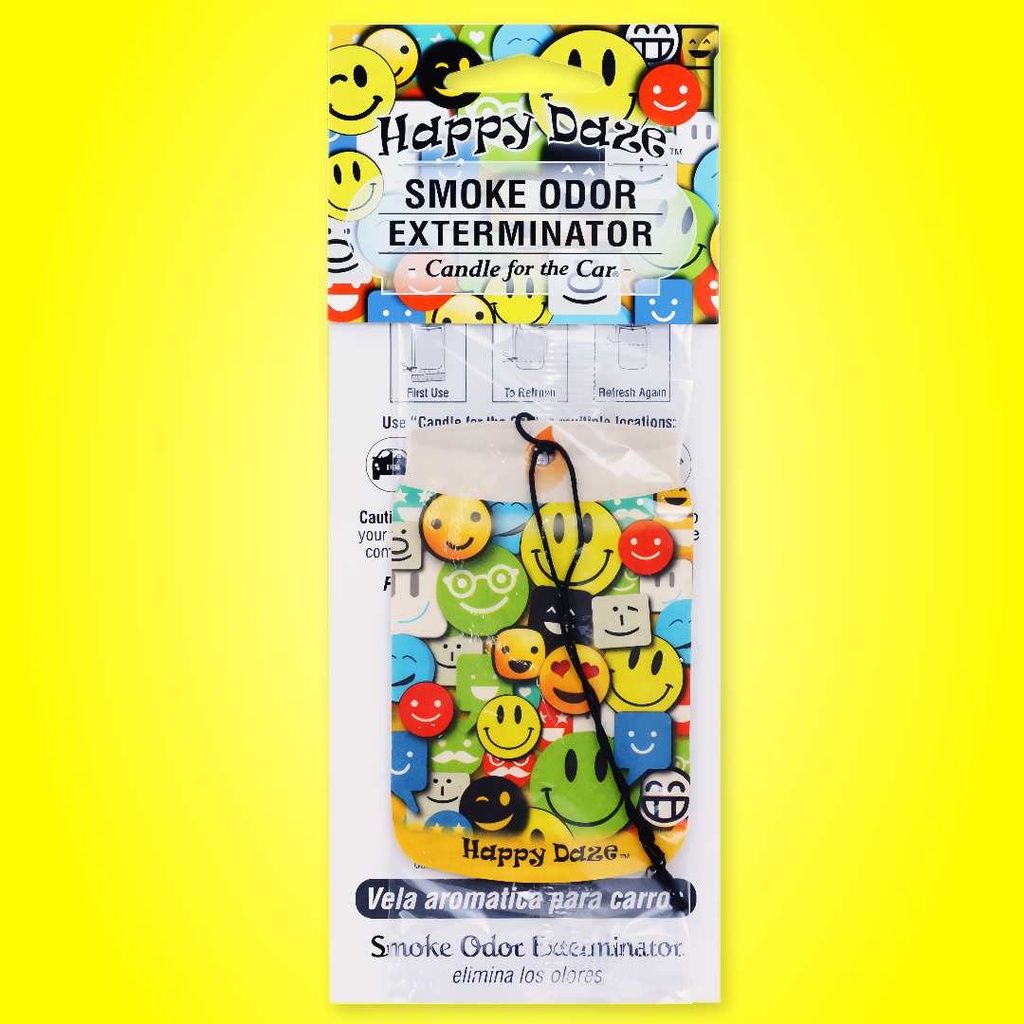 Happy Daze Smoke Odor Exterminator Car Freshener