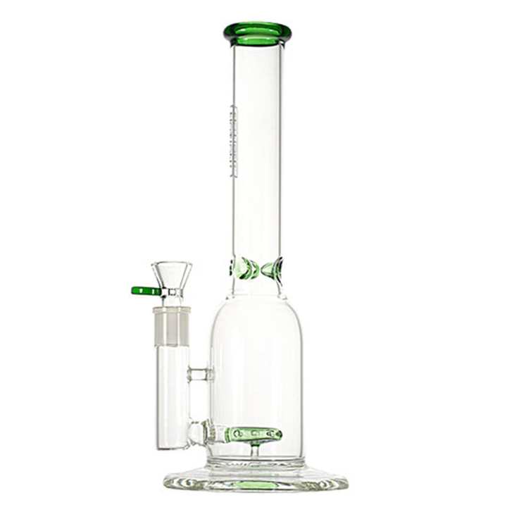 13 Inch Straight Stemless Glass Bong with Donut Inline Perc and Micro from Notions