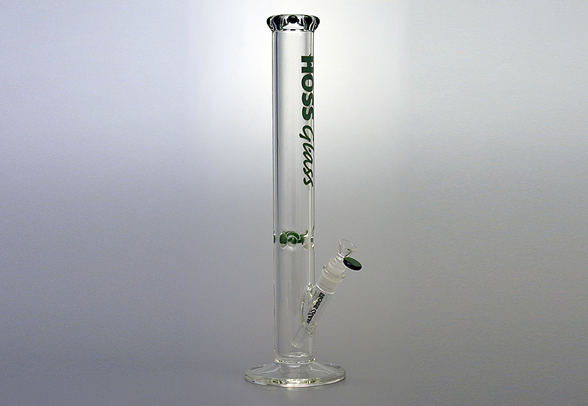 Hoss Glass 7 mm Straight Tube 18 Inch Bong with Crown Y041-AC