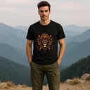 3D Majestic Solar Spirit Lion T-Shirt – Organic Cotton - Eco-Friendly - by Sanctum Fashion