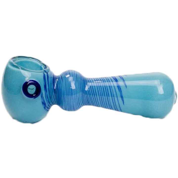 Lollipop Soft Glass Handpipe with spiral