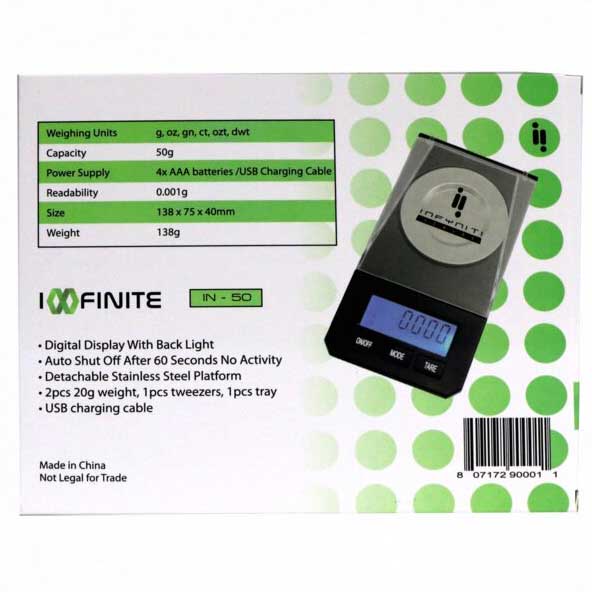 Infyniti Scales Infinite Digital Scale - 50g x 0.001g