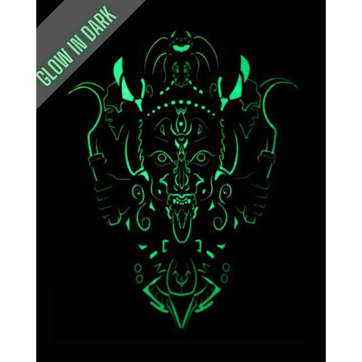 Kali UV + Glow in Dark Psychedelic Men's T-Shirt