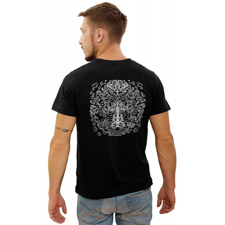 OMNI VISION Glow in Dark Psychedelic Men's T-Shirt