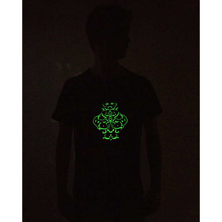 TRIBESMEN Glow in the Dark Tribal Men's T-Shirt