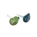 FishBhones Ripples Frit Heady Glass Pipe- all