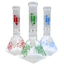 14 Inch Infyniti Ivy Glass Bong with Pyramid Base and Ice Pinch - all