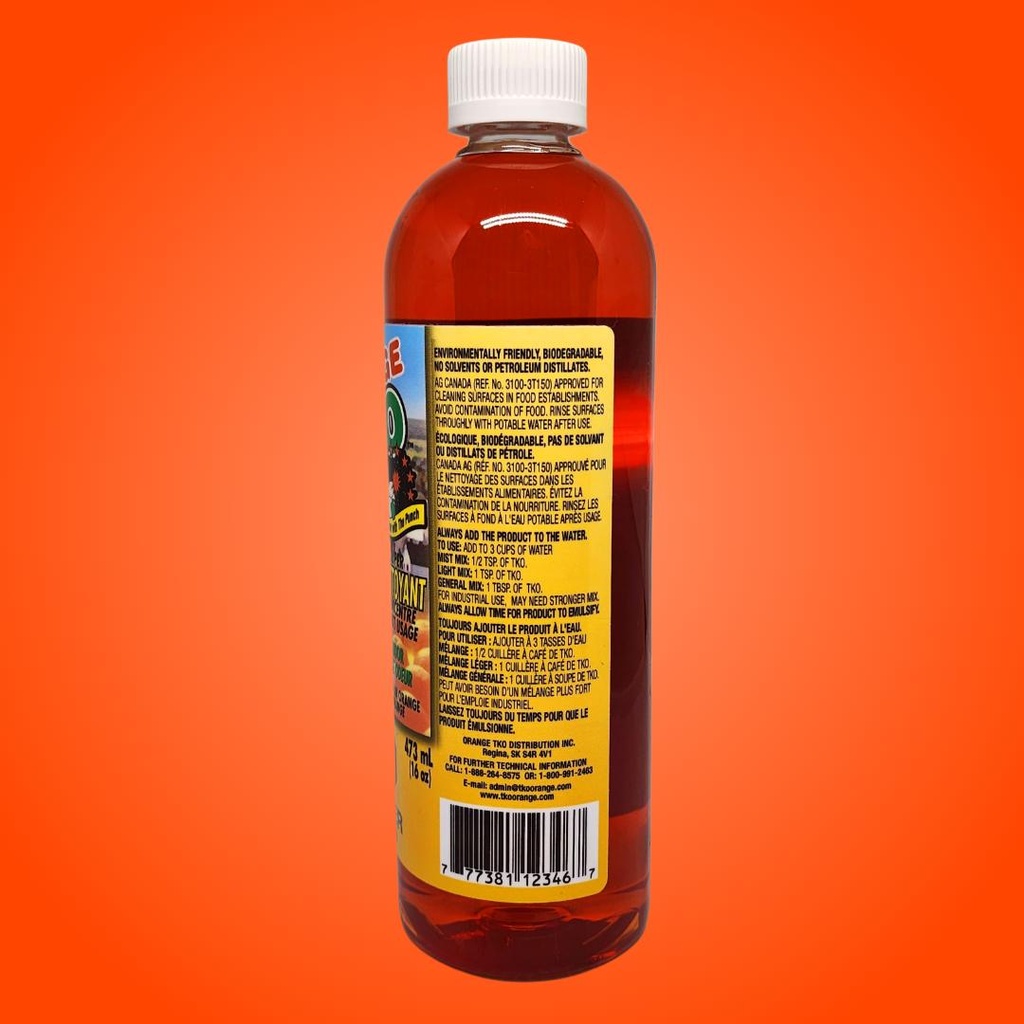 Orange TKO All Purpose Concentrated Organic Cleaner 473ml