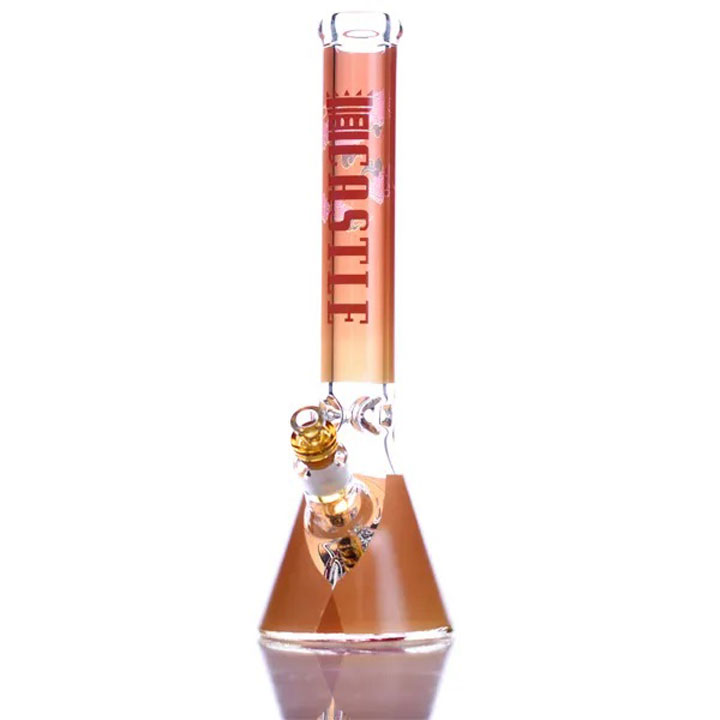 16 Inch 9mm Samurai Beaker Bong with Thick Base from Castle Glass