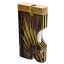 Carved Color Rectangle Dugout With Metal One-Hitter