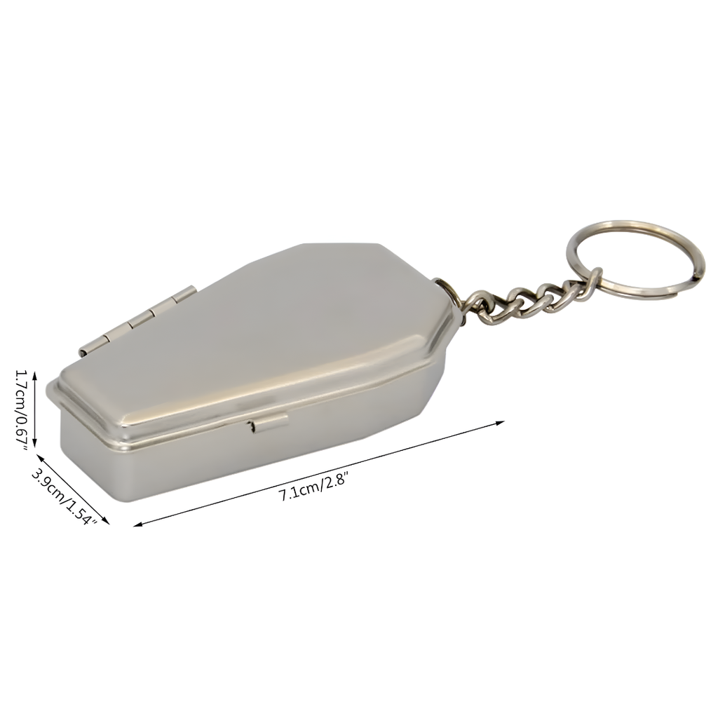 Mini Coffin Keychain Portable Ashtray