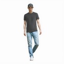 Classic Comfortable Organic Bamboo T-Shirt from Sanctum Fashion - Charcoal