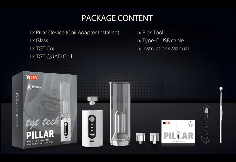 Yocan Pillar Electric Dab Rig Vaporizer with Water Filtration