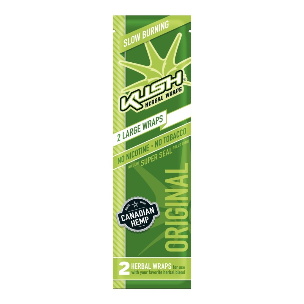 Kush Hemp Wraps Original - 2 par paquet