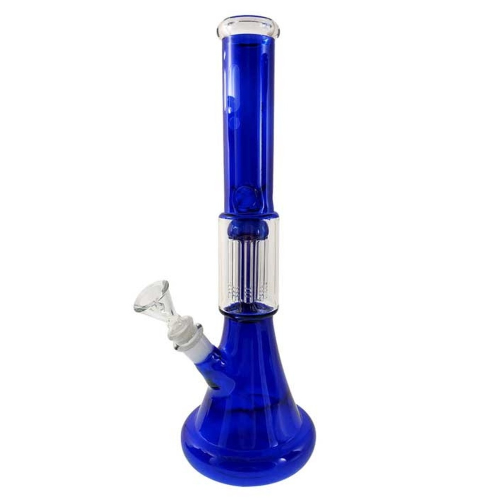 14 pouces Infyniti Glass Beaker Bong en couleur complète avec base à lèvres