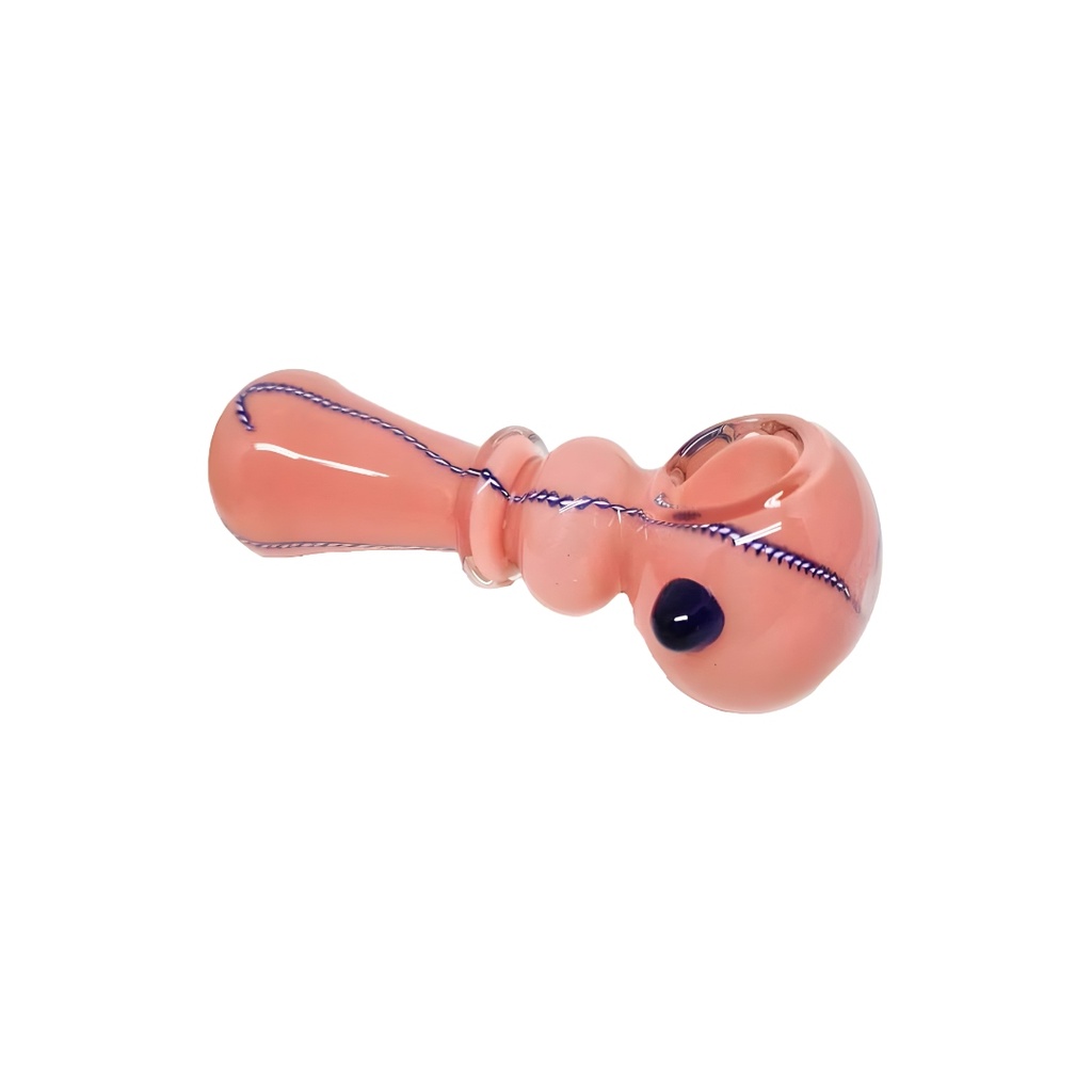 Lollipop Soft Glass Handpipe with Wide Mouthpiece
