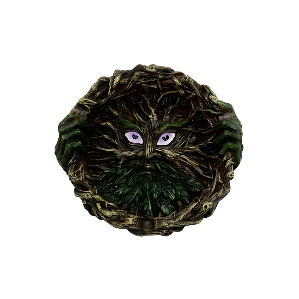 Green Man Resin Ashtray