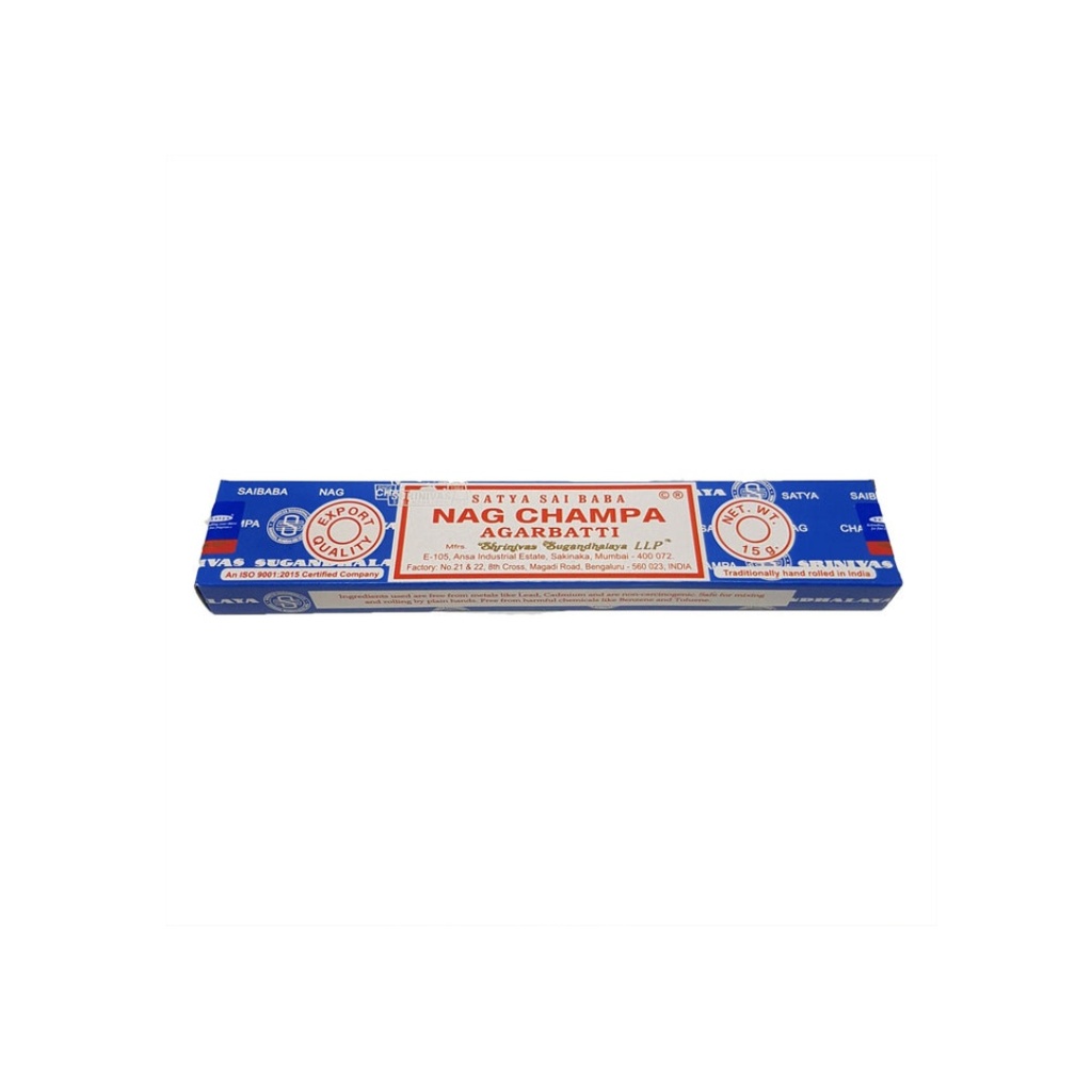 Paquet de b tonnets d'encens Nag Champa de 15g