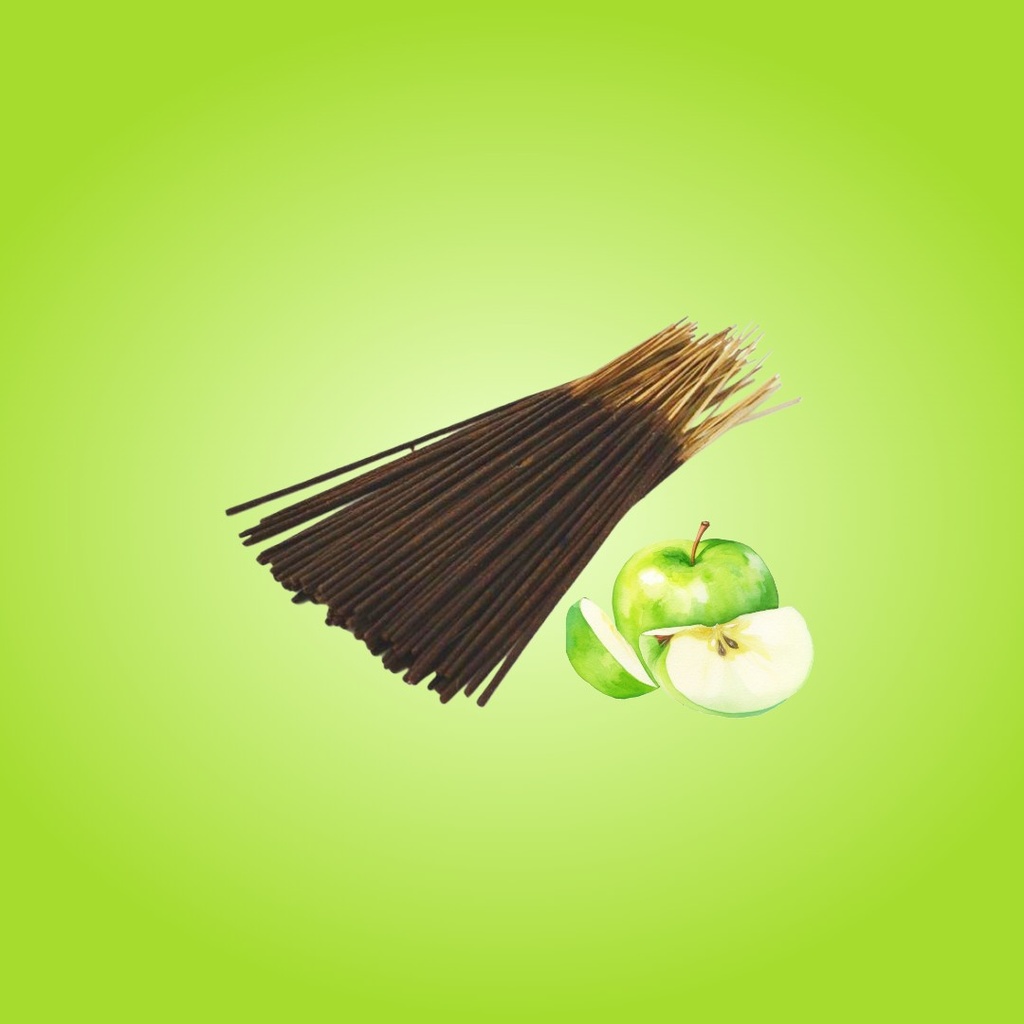 Sour Green Apple Incense Sticks - Pack of 100 from Natural Scents