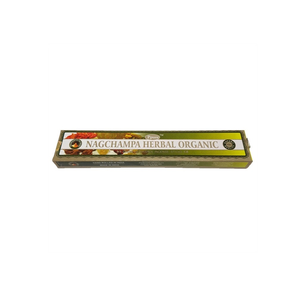 Paquet de b tonnets d'encens Organic Sai Baba Nag Champa de 15g