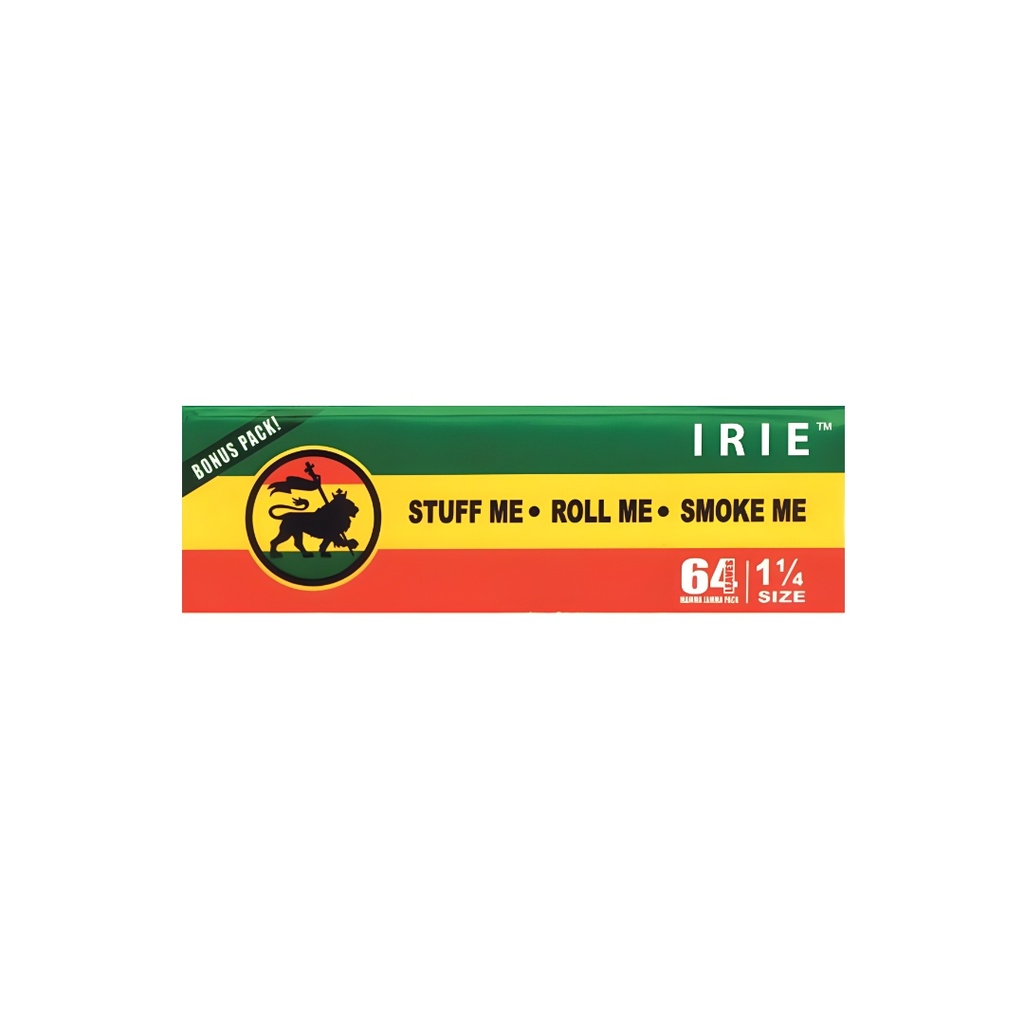 Papiers à rouler Irie 1 ¼ de 79mm Pack