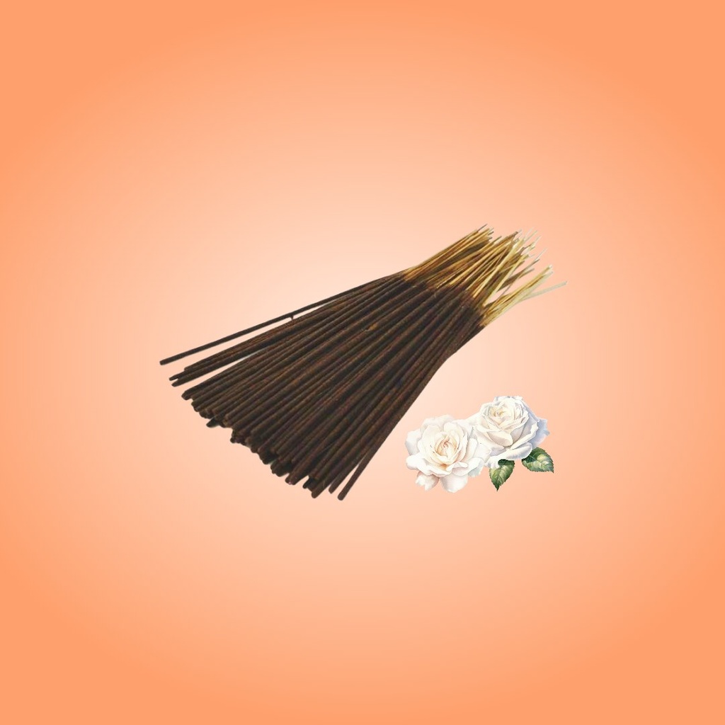 White Rose Incense Sticks - Pack of 100 from Natural Scents