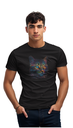 3D Psychedelic Rainbow Cat T-Shirt – Organic Cotton - Eco-Friendly - by Sanctum Fashion