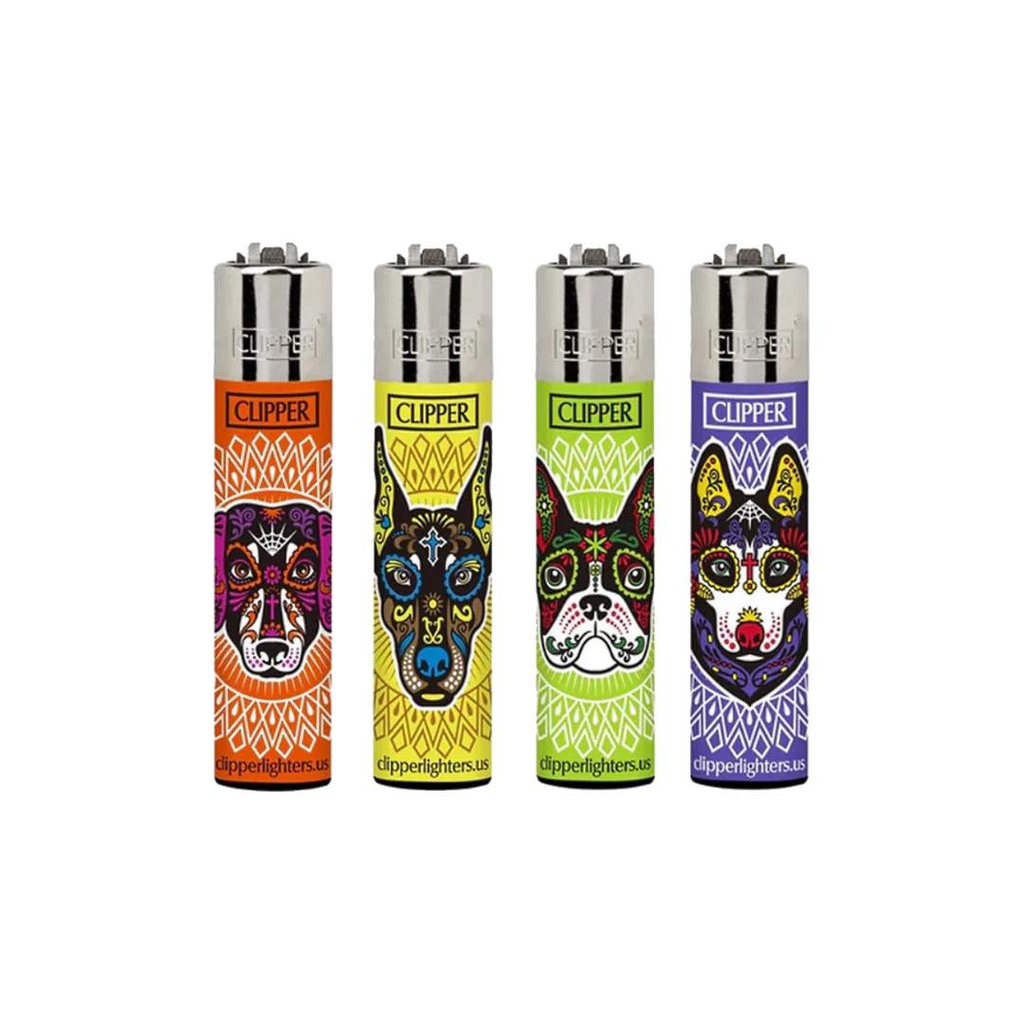 Encendedor Recargable Clipper - Serie de Perros Psicodélicos