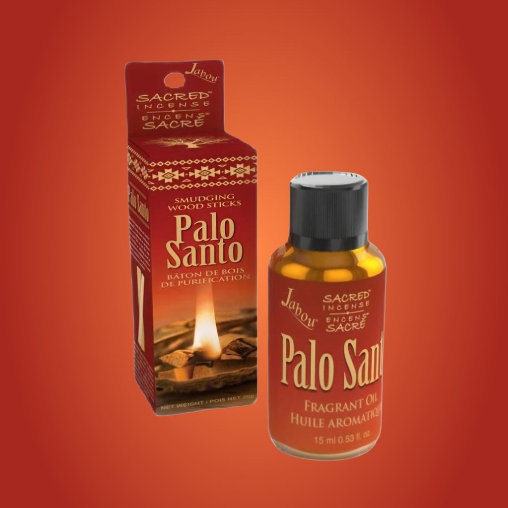 Aceite Fragante de Palo Santo Jabou™ 15ml – Esencia de Limpieza Espiritual y Aromaterapia