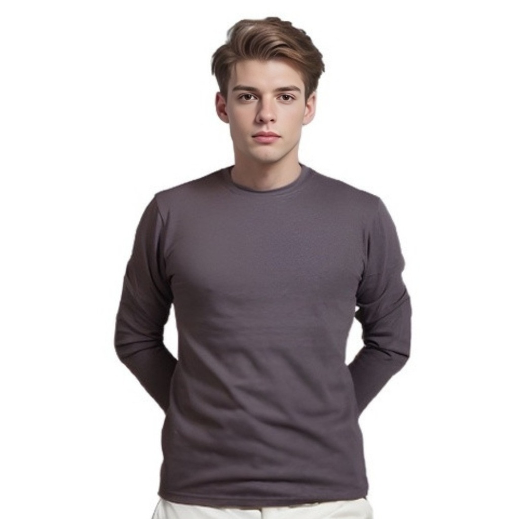 Eco-Essentials Men's Hemp and Organic Cotton Long Sleeve Shirt - Made in Canada