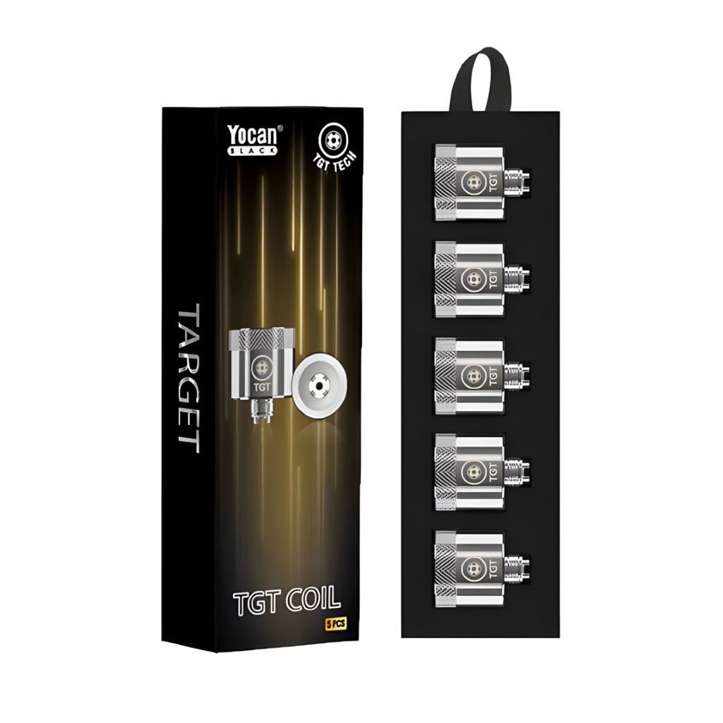 Bobinas de Cerámica TGT Yocan Negro Celestial/Max/Ace - Calentamiento Preciso - Paquete de 5