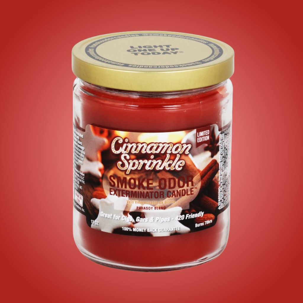 Cinnamon Sprinkle Smoke Odor Exterminator Candle - 13 oz Limited Edition Scented Candle