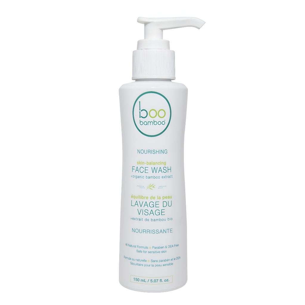 Nettoyant Doux pour le Visage Boo Bamboo - Naturel & Nourrissant - 150ml