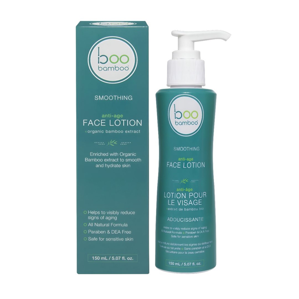 Loción Facial Reafirmante Antienvejecimiento Boo Bamboo con Sílice Natural - 150ml