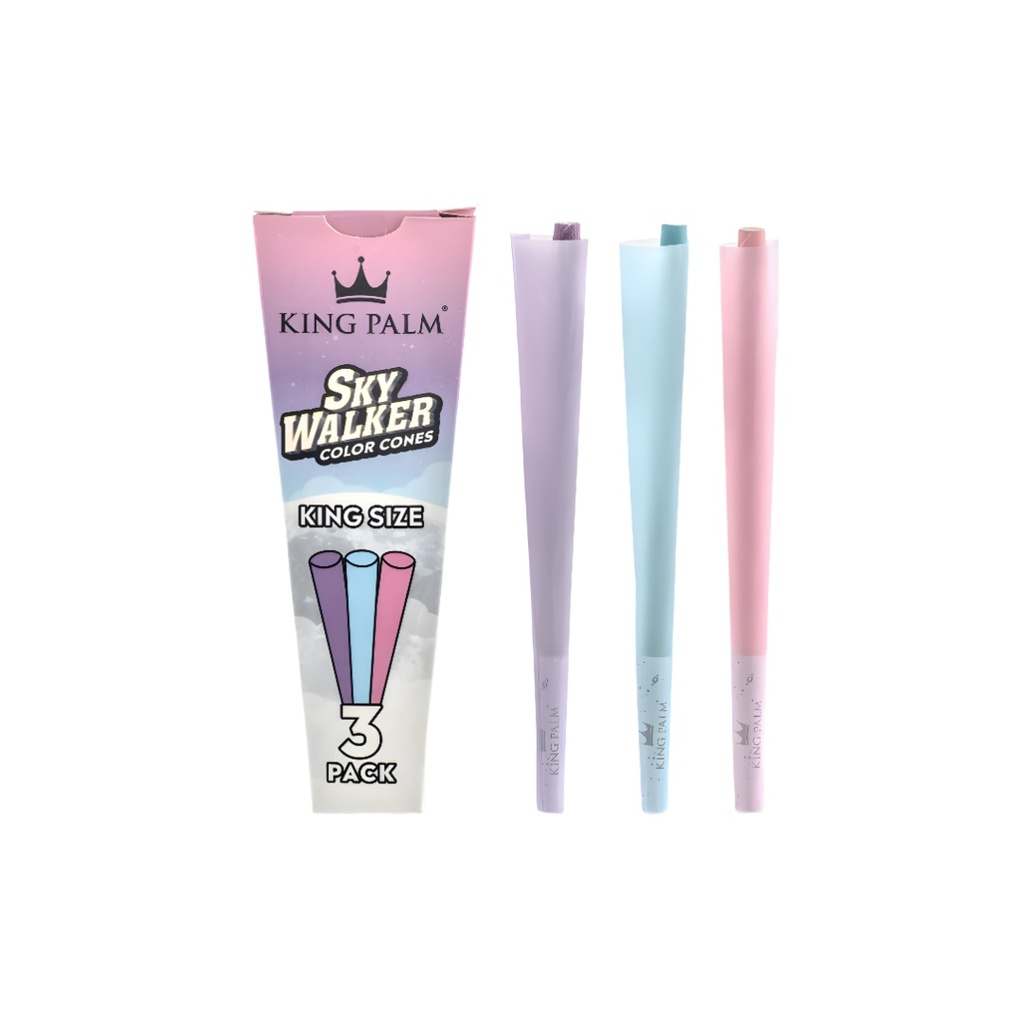 Cones Colorés Skywalker de King Palm - Taille King - Pack de 3