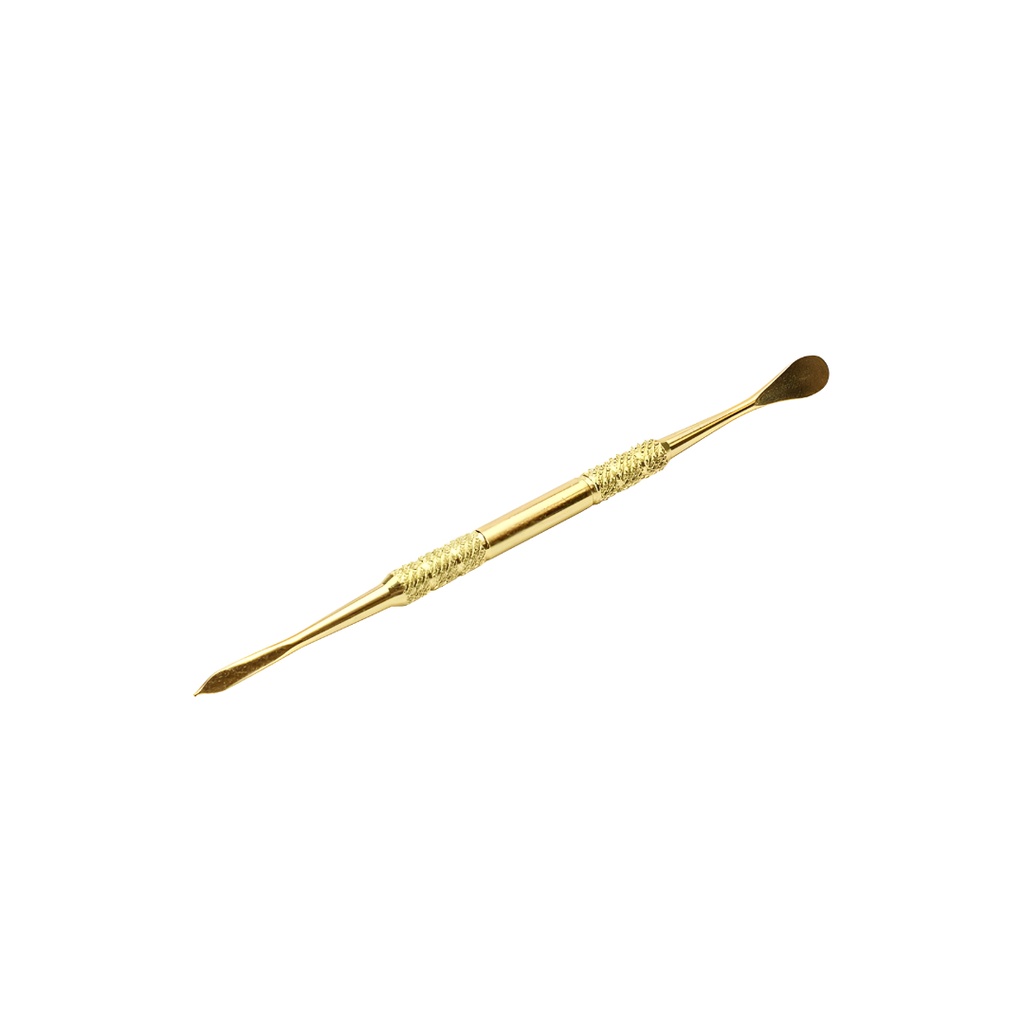 Herramienta Dabber de Hierro - Dorado - 120mm Herramienta de Precisión para Cera y Concentrados