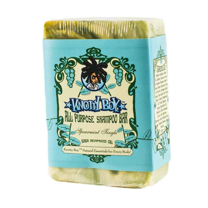 Knotty Boy All Purpose Soap Bar Spearmint Tingle, 4oz