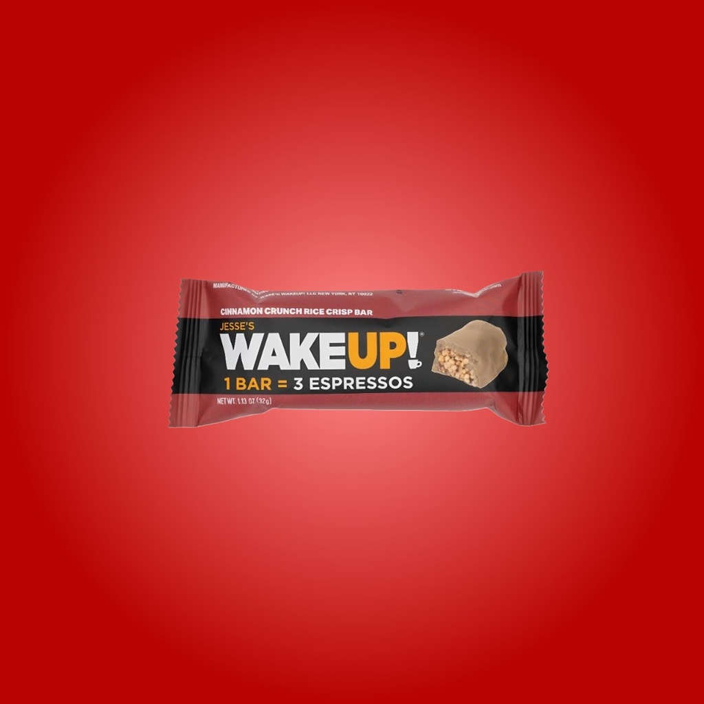 Jesse's WAKEUP Energy Cinnamon Crunch Bar