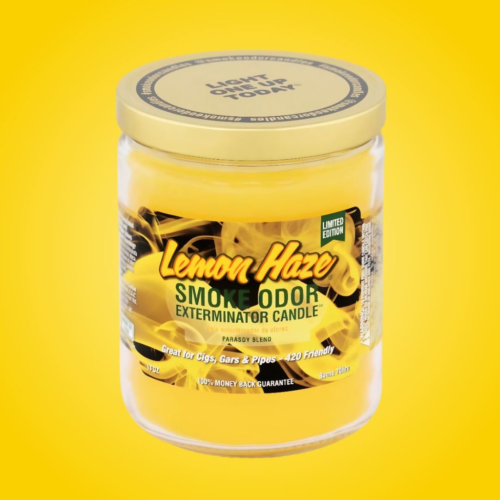 Velas de Edición Limitada Lemon Haze Smoke Odor Exterminator - 13 oz