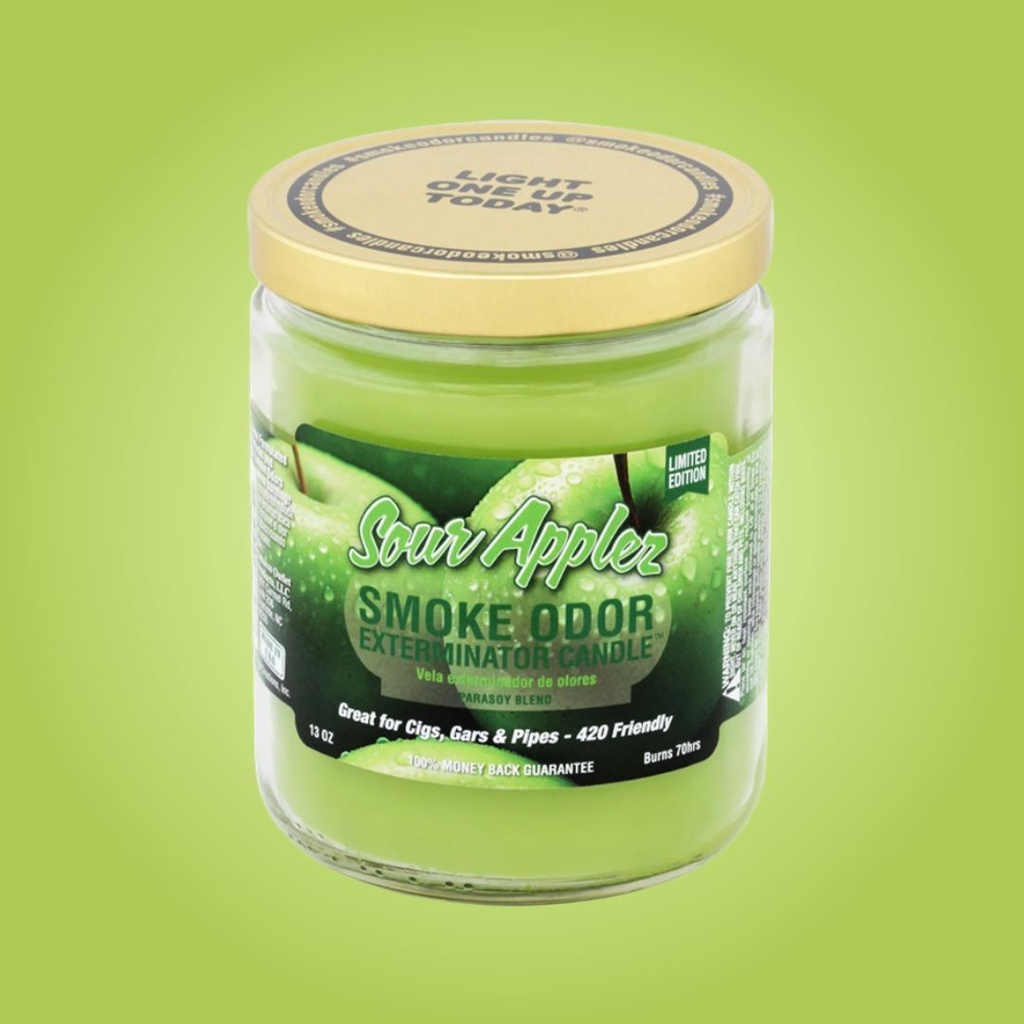 Bougie Édition Limitée Sour Applez Smoke Odor Exterminator - 13 oz