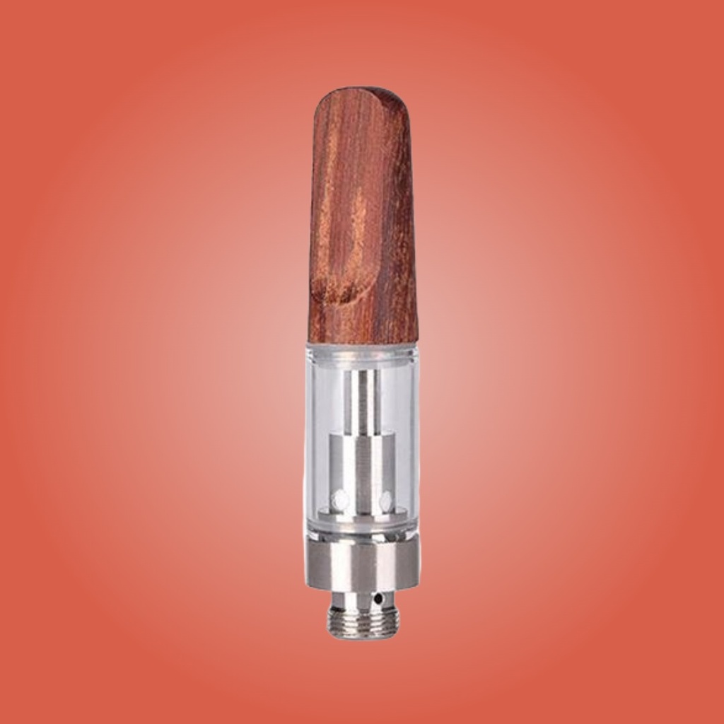 Wood Mouthpiece CCELL 510 Cartridge for Wax Vape Kit