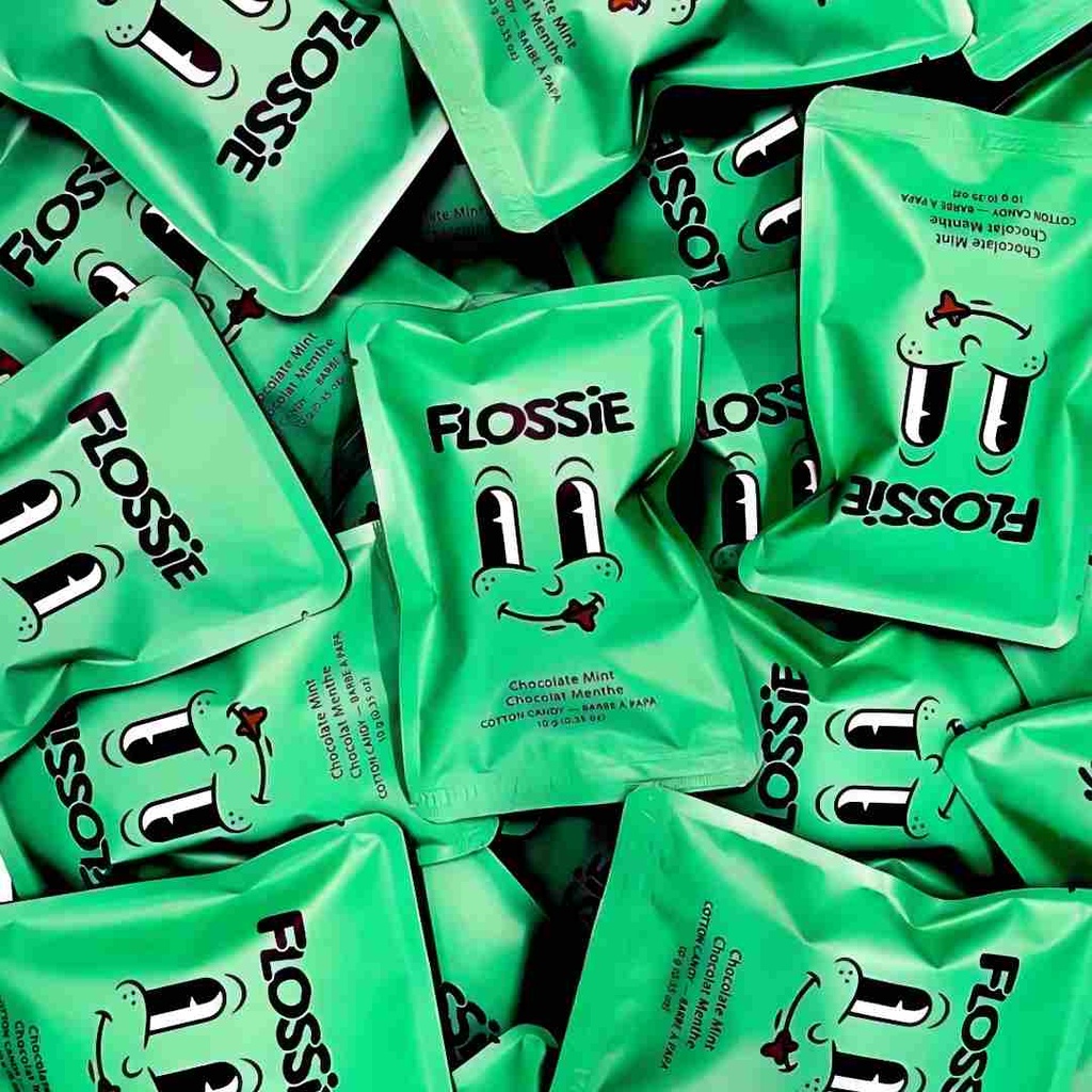 Flossie - Pocket-Sized Gourmet Cotton Candy Pack - Assorted Flavors