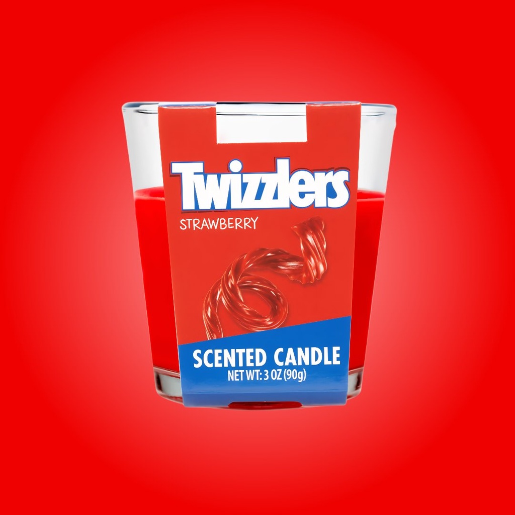 Bougie Parfumée Twizzlers aux Fraises – 3 oz