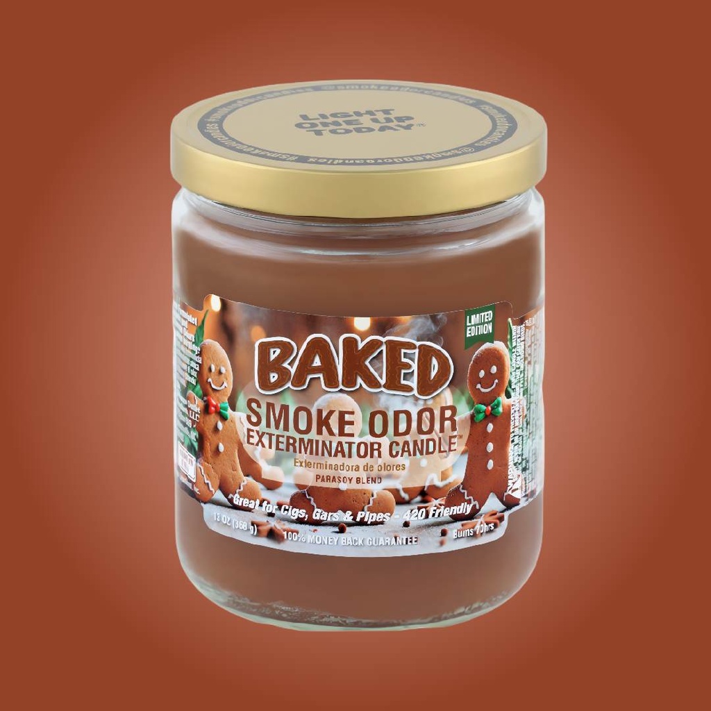 Baked - Limited Edition Smoke Odor Exterminator Candle - 13 oz